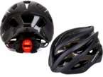 Lightweight bike helmet with rear light
