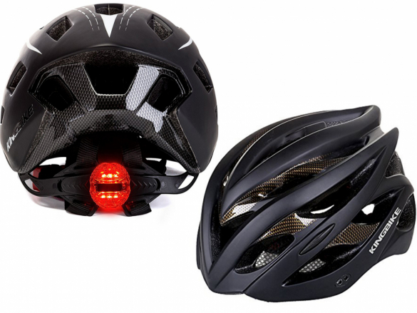 Lightweight bike helmet with rear light Lightweight bike helmet with rear light