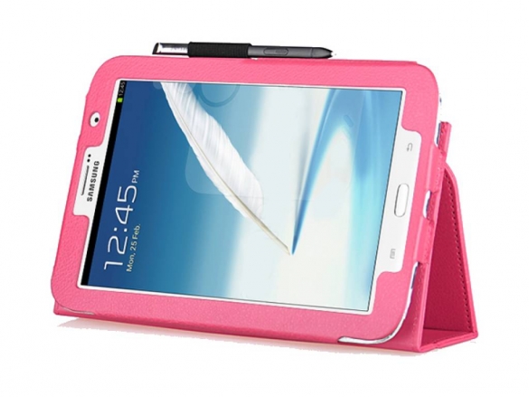 The look and feel of this case is exceptional in hot pink, due to the high quality material used, while the overall protection of your is extremely high! Premium Tablet Case with integrated stand for the in pink