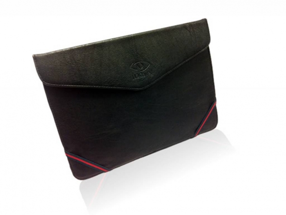This sleeve with a built-in stand is made from a soft PU leather offering you two functions in one! Leather Tablet Sleeve with Stand for your