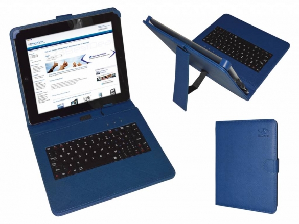 Universal keyboard case with a built-in QWERTY keyboard is ideal for your Black Keyboard Case for tjhe Tablet