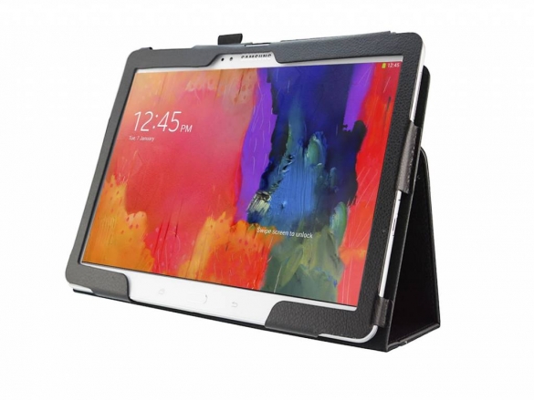 This sturdy Stand Case for the offers your tablet the ultimate protection in a no-nonsense style Stand Case custom made for the Samsung Galaxy TabPro 10.1 Tablet