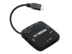 OTG USB Hub en Card Reader geschikt voor Fairphone Smartphone