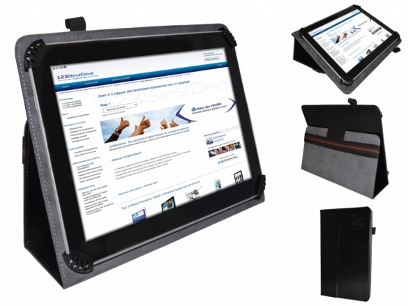 This handy and affordable universal case for the offers your tablet the perfect protection. Buy this case now and you won't regret it! Folding case for the