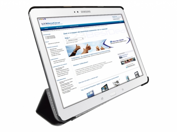 Custom-made smart case with Tri-Fold Cover to use as an stand Tri-Fold Smart Case for the Samsung