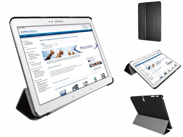 Custom-made smart case with Tri-Fold Cover to use as an stand Tri-Fold Smart Case for the Samsung