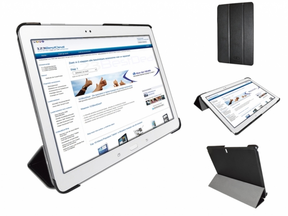 Custom-made smart case with Tri-Fold Cover to use as an stand Tri-Fold Smart Case for the Samsung