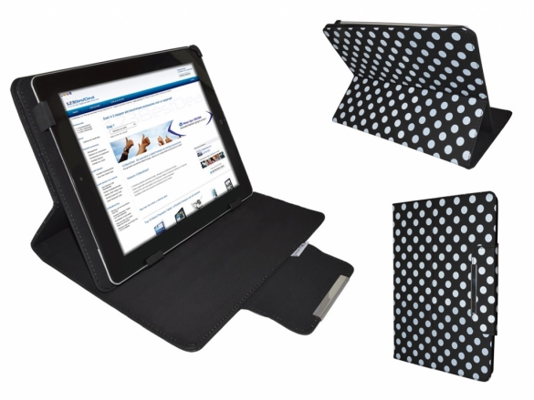 Trendy Polkadot cover with a standard Multi-stand Diamond Class Polkadot Case