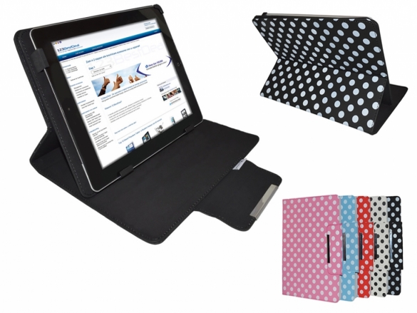 Trendy Polkadot cover with a standard Multi-stand Diamond Class Polkadot Case
