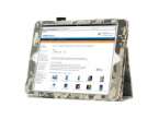 Stand Case for the with camouflage print
