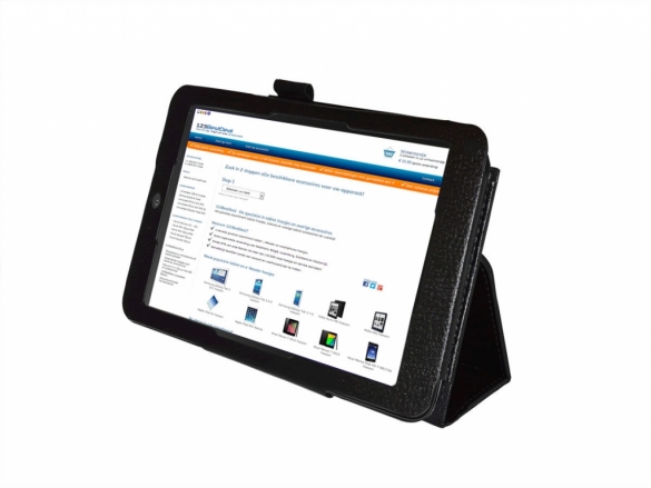 Custom-made cover for with a stand and cut-outs. Optimal and affordable protection Stand Case for