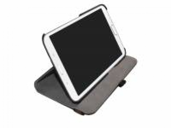 A unique fully rotatable stand so that you can use your tablet in portrait or landscape mode! Custom-made swivel case for the Samsung Galaxy Tab 3 8.0