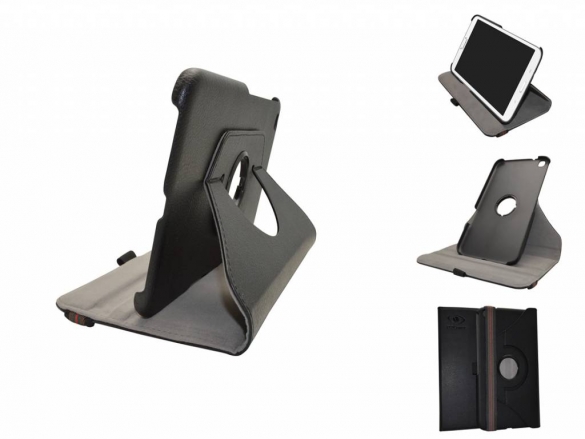 A unique fully rotatable stand so that you can use your tablet in portrait or landscape mode! Custom-made swivel case for the Samsung Galaxy Tab 3 8.0