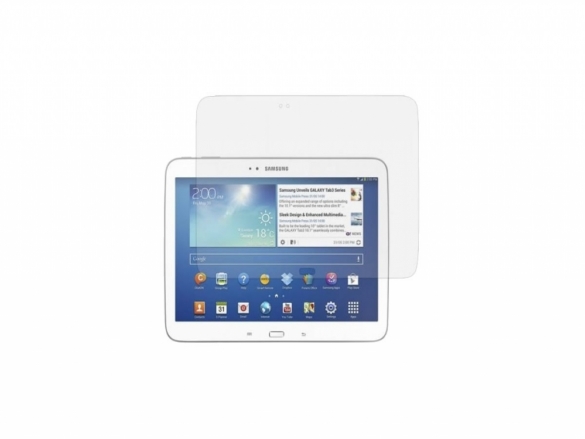 No more grease fingers on your tablet screen by using this handy screenprotector Fully Transparent Screen Protector for the